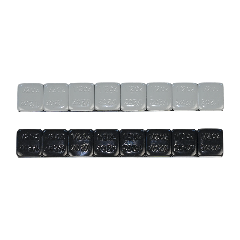356 Pesos de ruedas adhesivas de acero estándar de 1/2 oz*6
