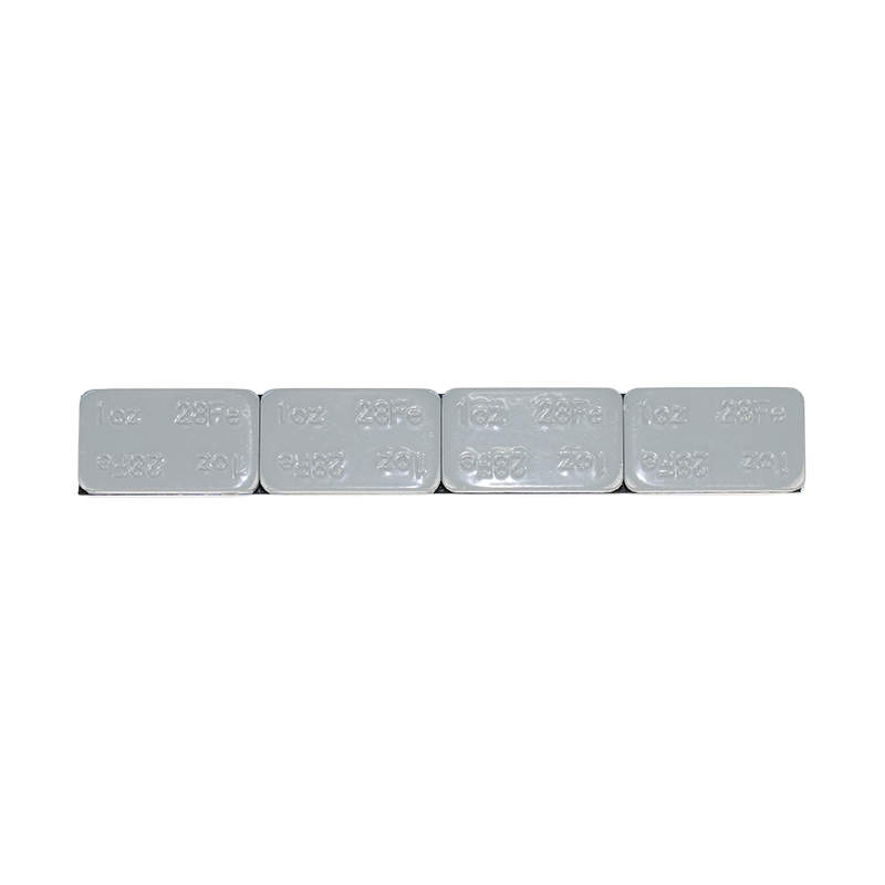Pesos de ruedas adhesivas de acero con revestimiento gris de esquina redonda 357-C 1oz*4 Pesos de ruedas adhesivas de acero con revestimiento gris de esquina redonda 357-C 1oz*4
