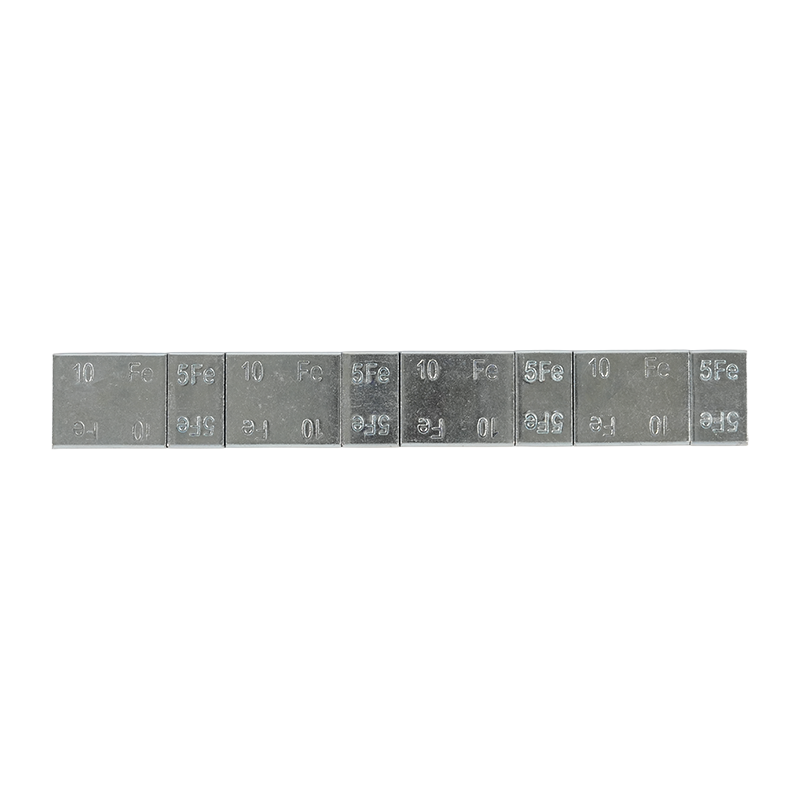 374-1 Pesos de ruedas adhesivas de acero revestidas de zinc de 5 g + 10 g