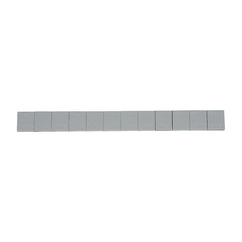 Pesos de ruedas adhesivas de acero con revestimiento gris de 1/4 oz*12 en ángulo recto de primera calidad Pesos de ruedas adhesivas de acero con revestimiento gris de 1/4 oz*12 en ángulo recto de primera calidad