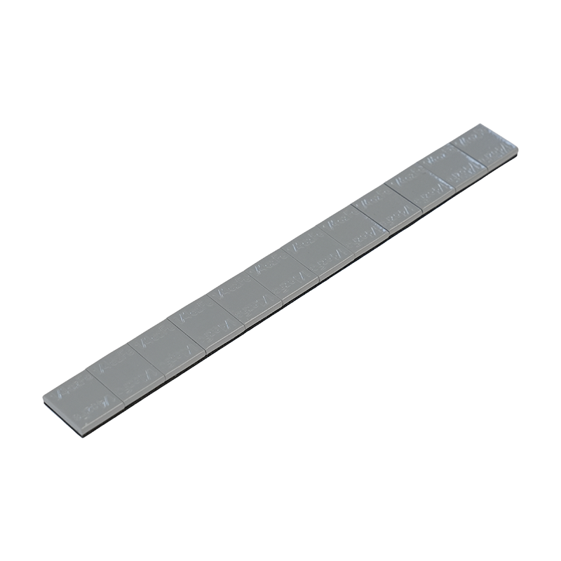 Pesos de ruedas adhesivas de acero con revestimiento gris de 1/4 oz*12 en ángulo recto de primera calidad