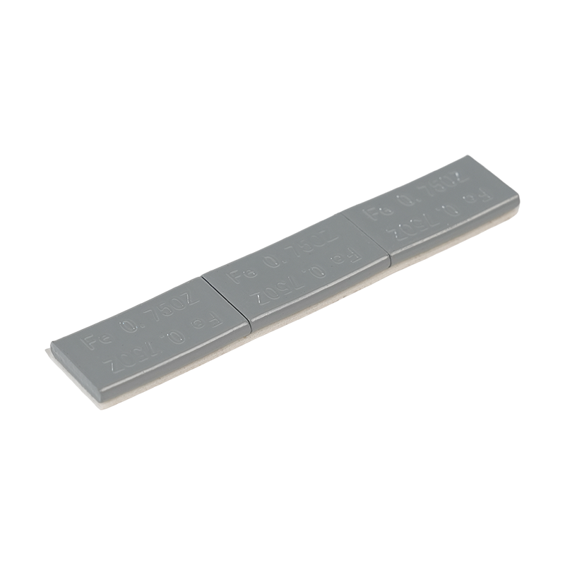 Pesos de ruedas adhesivas de acero con revestimiento gris de primera calidad de 0,75 oz*3