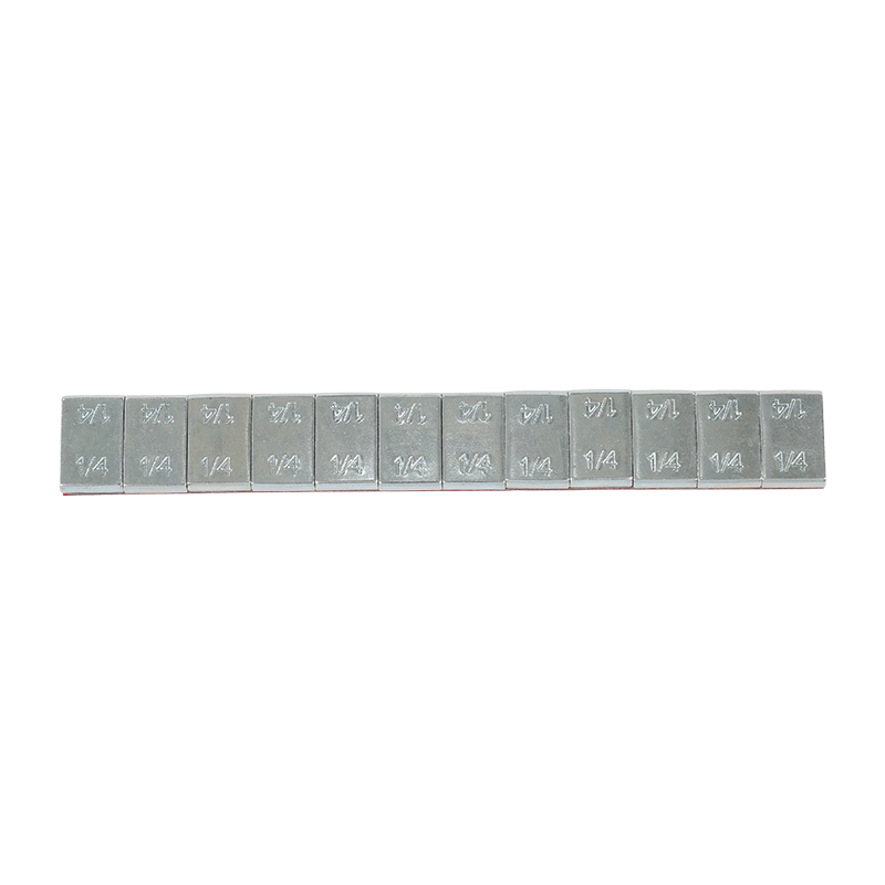 395 1/4oz*12 Pesos de ruedas adhesivas de acero recubiertas de zinc