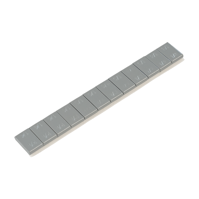 Pesos de rueda adhesivos de acero con revestimiento gris 395-C Premium Standard Imperial 1/4oz*12