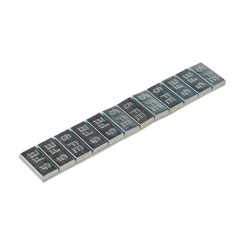 382 Pesos de ruedas adhesivas de acero revestidas de zinc Trapecio 5g*12