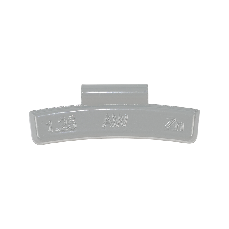 Pesos de ruedas AW con clip de zinc de alta pureza y duraderos para ruedas de aleación de automóviles de pasajeros Pesos de ruedas AW con clip de zinc de alta pureza y duraderos para ruedas de aleación de automóviles de pasajeros