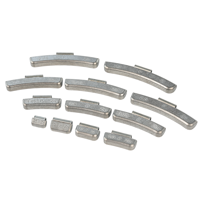 Pesos de ruedas con clip de zinc P estándar para ruedas de mano de vehículos de pasajeros Pesos de ruedas con clip de zinc P estándar para ruedas de mano de vehículos de pasajeros