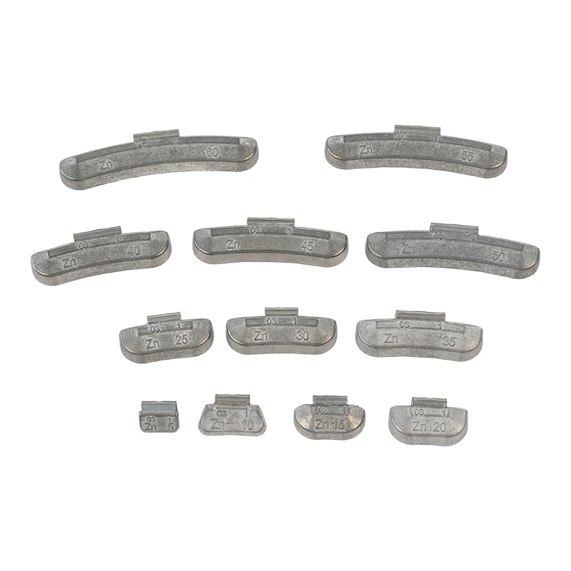 Pesos de equilibrio de ruedas con clip de zinc de alta resistencia ZN03