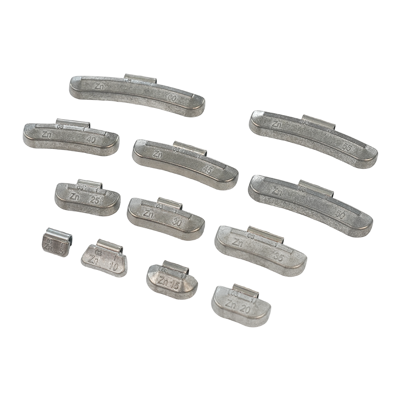 Pesos de equilibrio de ruedas con clip de zinc de alta resistencia ZN03